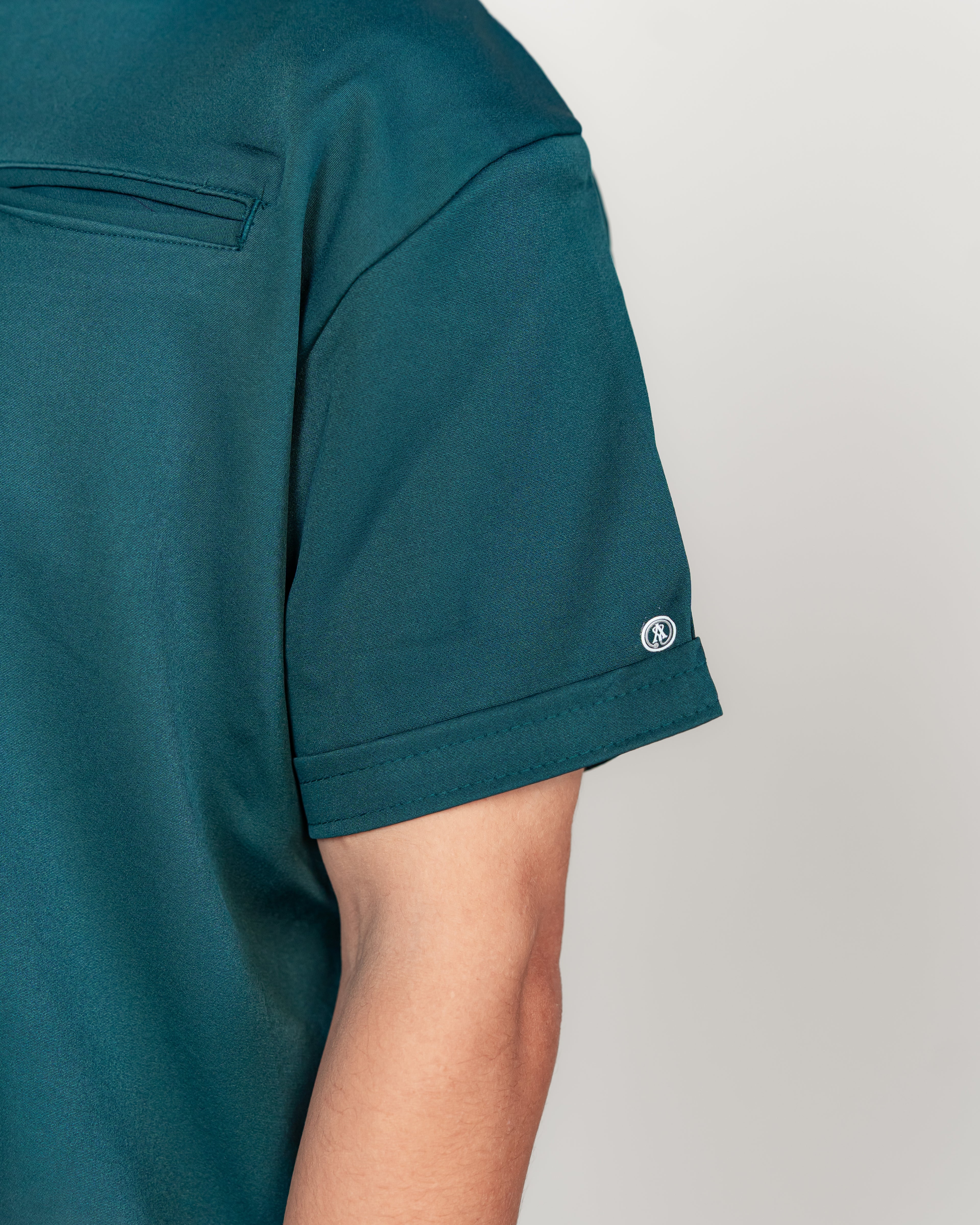 The Men's Half-Collar Scrub Set