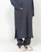 Women's Long Half-Collar Scrub Set