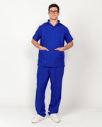 The Men's Half-Collar Scrub Set