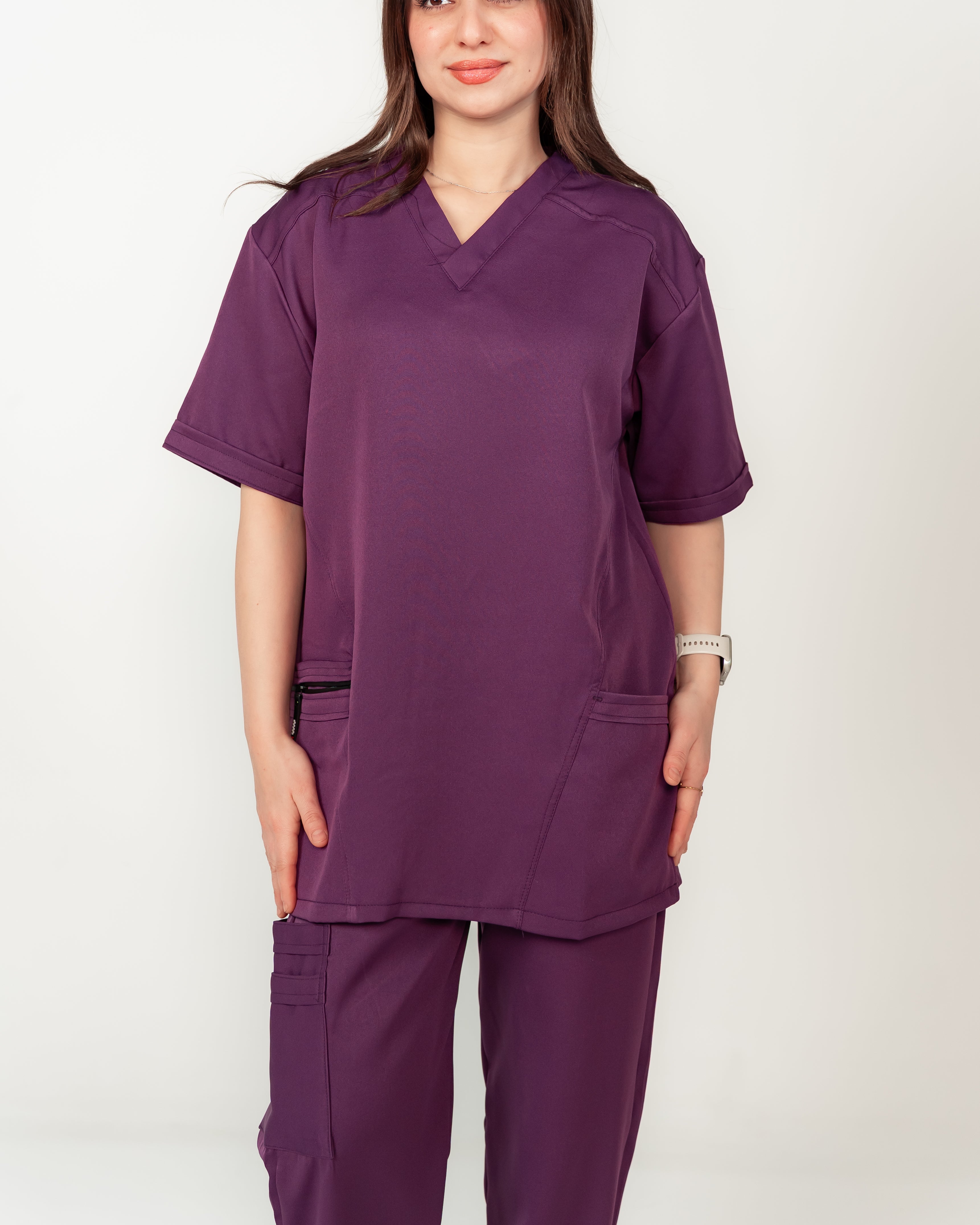 Half Sleeve V Neck