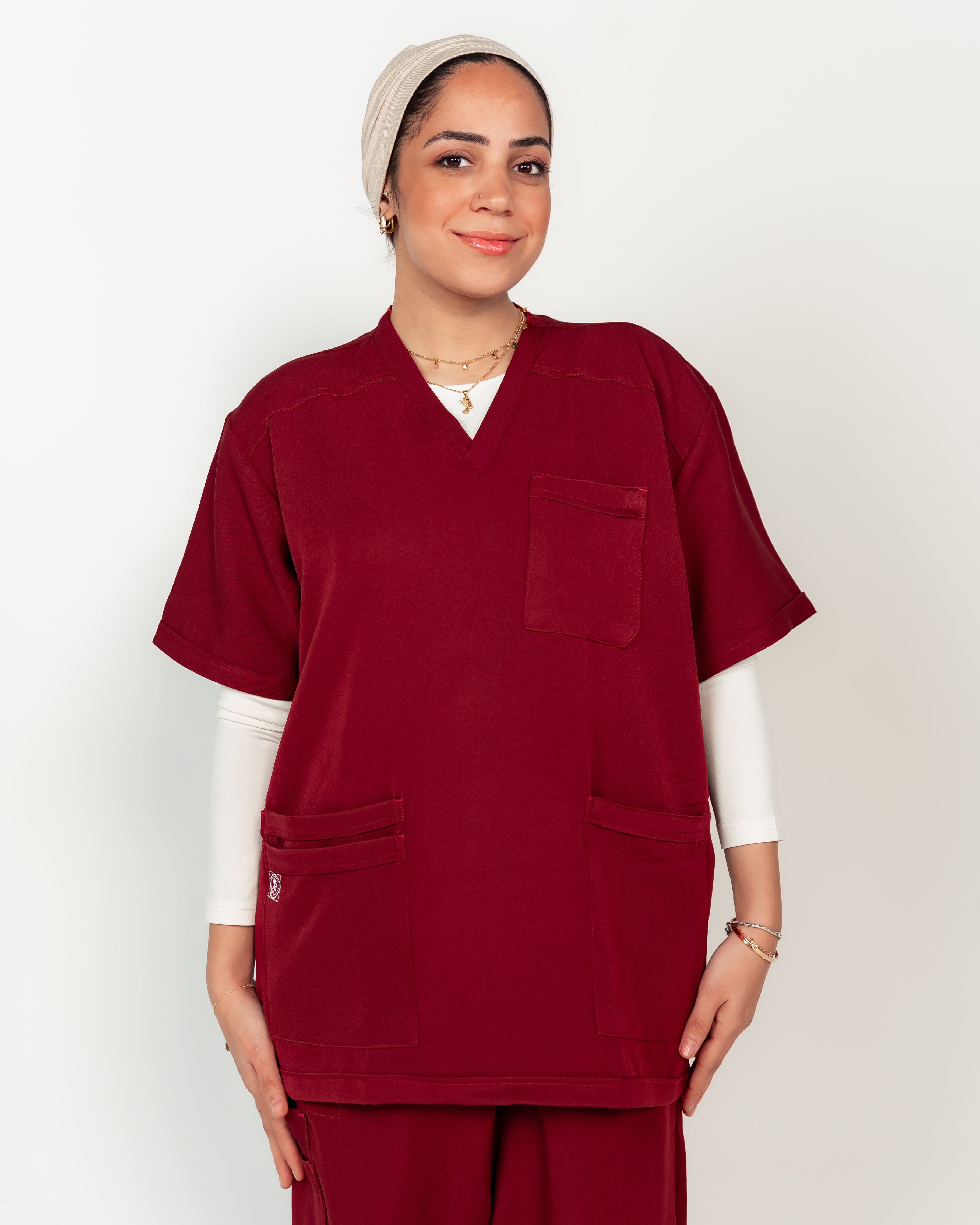 Half Sleeve V Neck