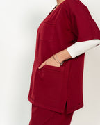 Half Sleeve V Neck