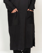 Women's Long Half-Collar Scrub Set