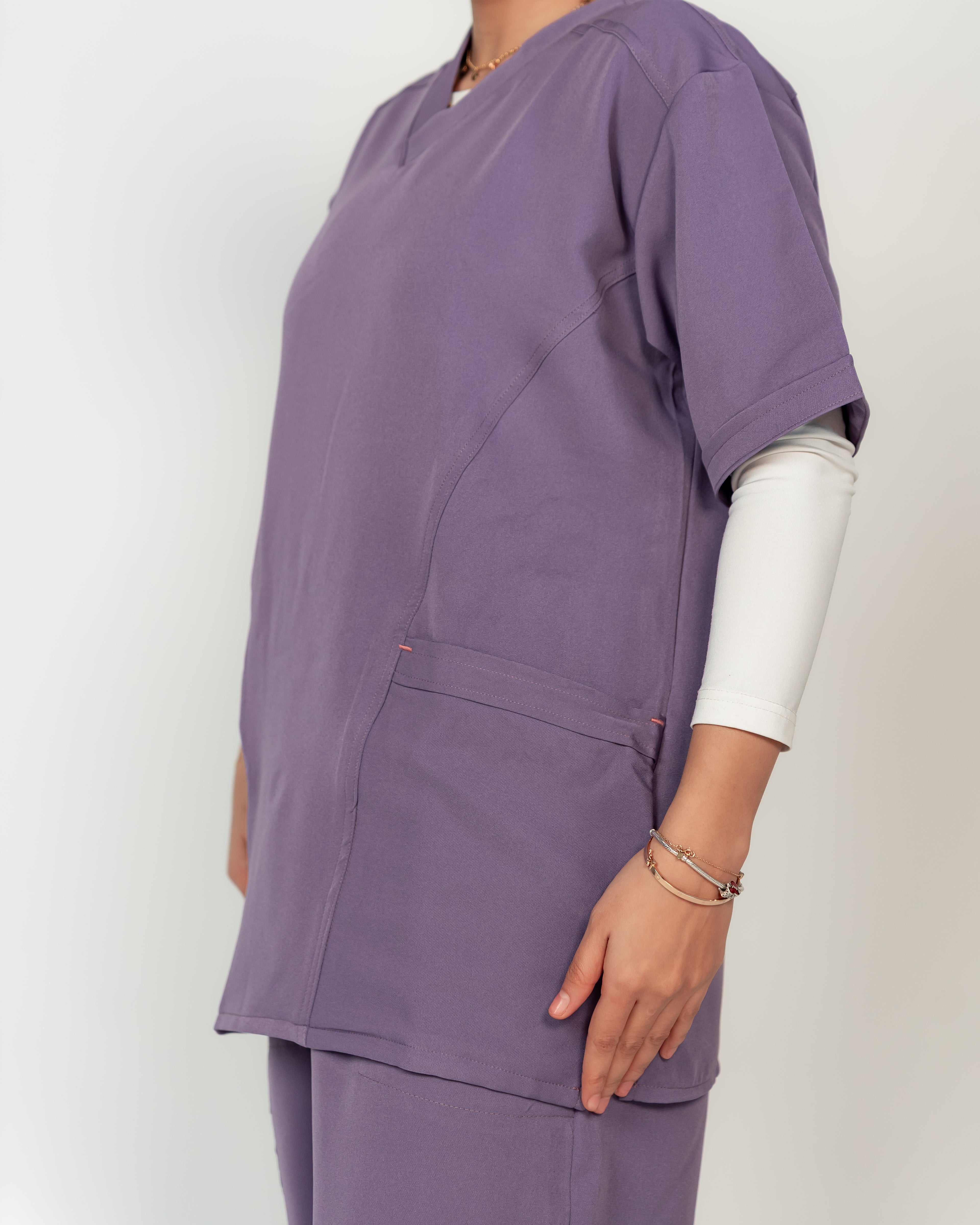 Half Sleeve V Neck