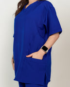 Half Sleeve V Neck