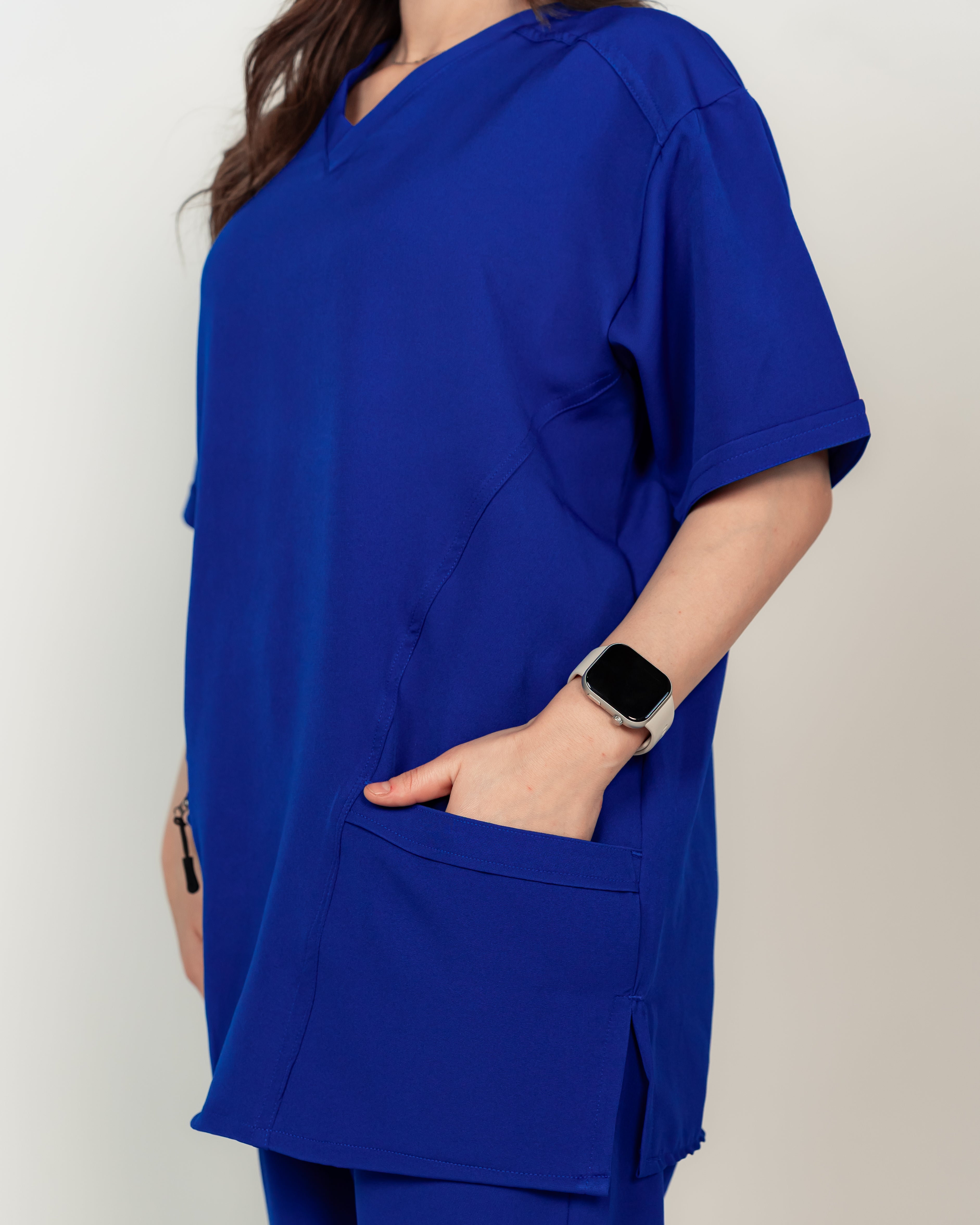 Half Sleeve V Neck