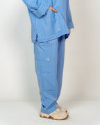 The Full-Sleeve V-Neck Scrub Set