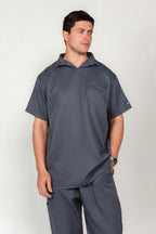 The Men's Half-Collar Scrub Set
